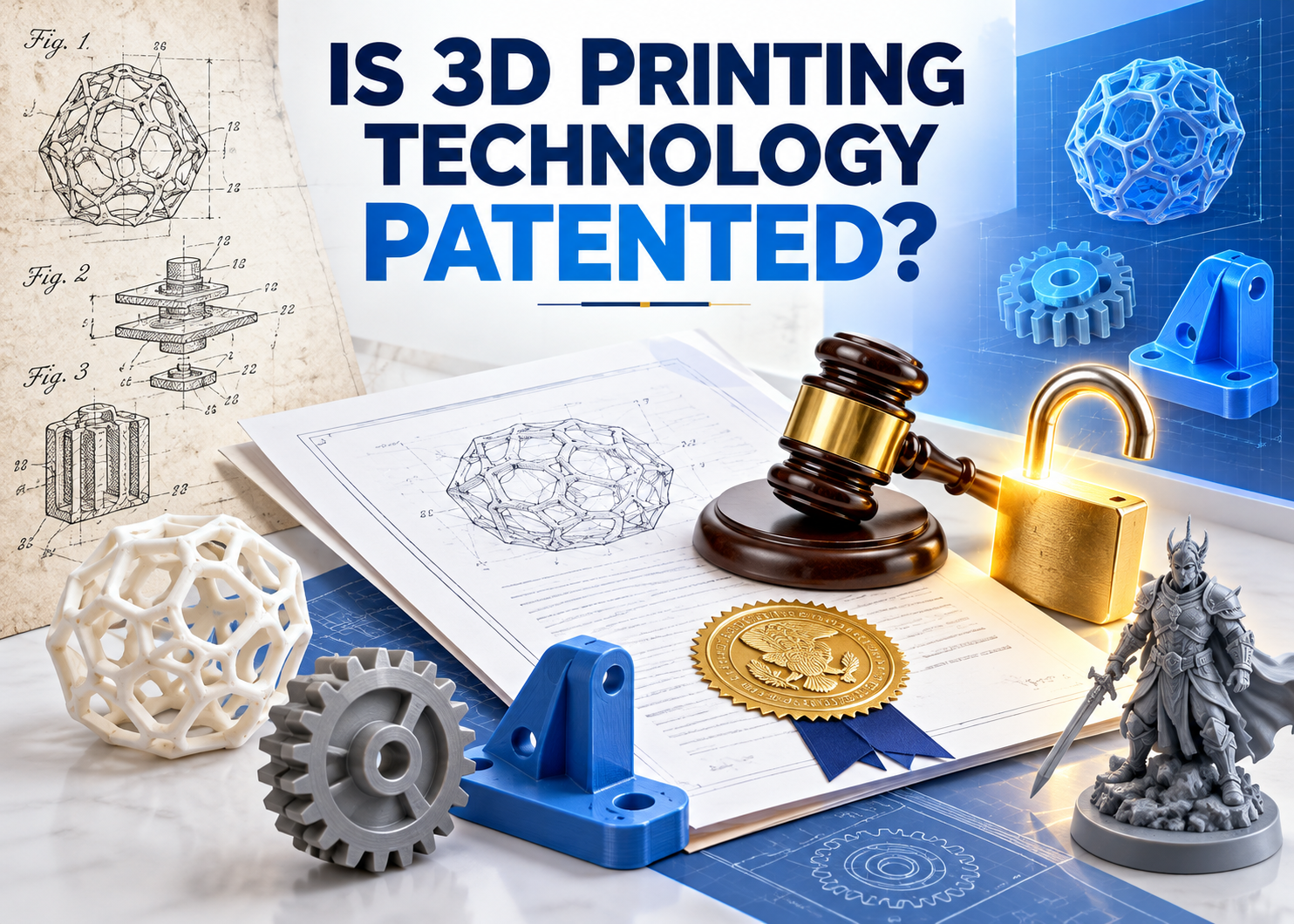 Is 3D Printing Technology Patented? Understanding Patents, Copyright and Open Source