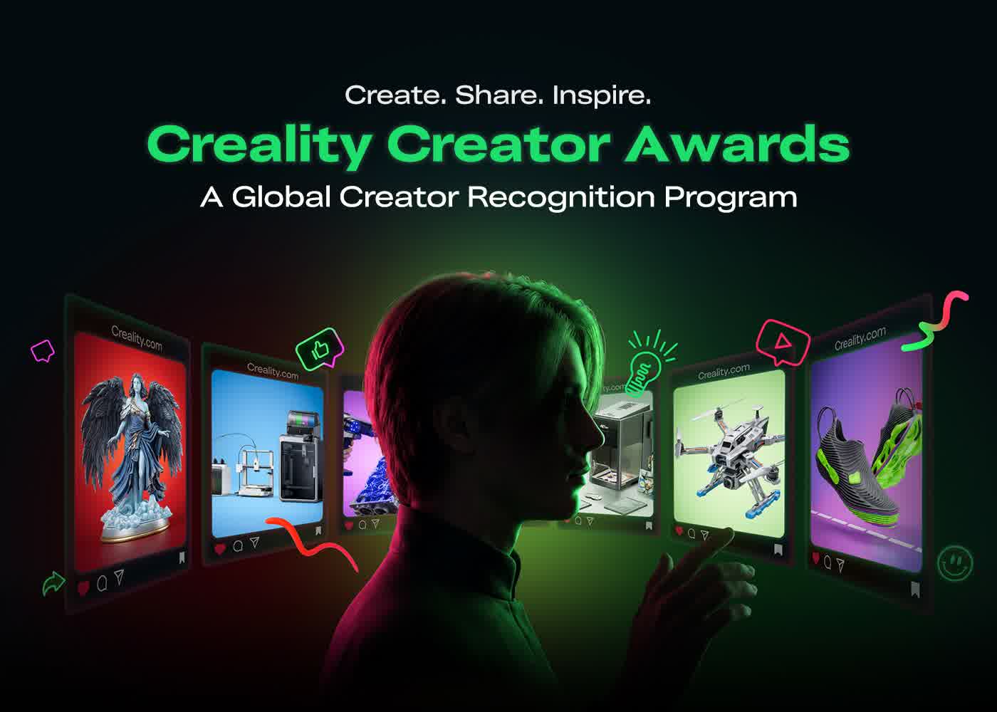 Creality Creator Awards 2026 | Create. Share. Inspire.