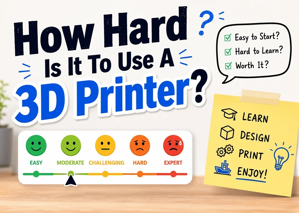 How Hard Is It To Use A 3D Printer & How Long Does It Take to Learn?