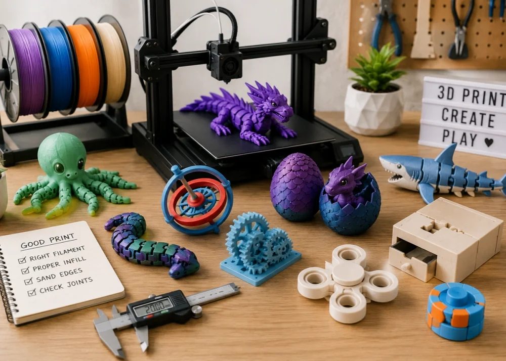 Best Toys to 3D Print for Kids and Adults