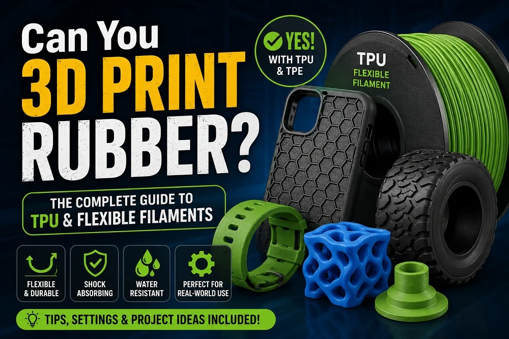 Can You 3D Print Rubber? A Complete Guide to Flexible Filaments