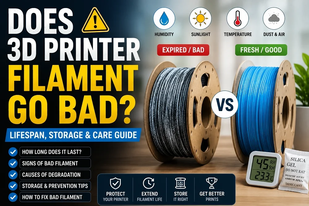 Does 3D Printer Filament Go Bad? Lifespan, Storage & Care Guide