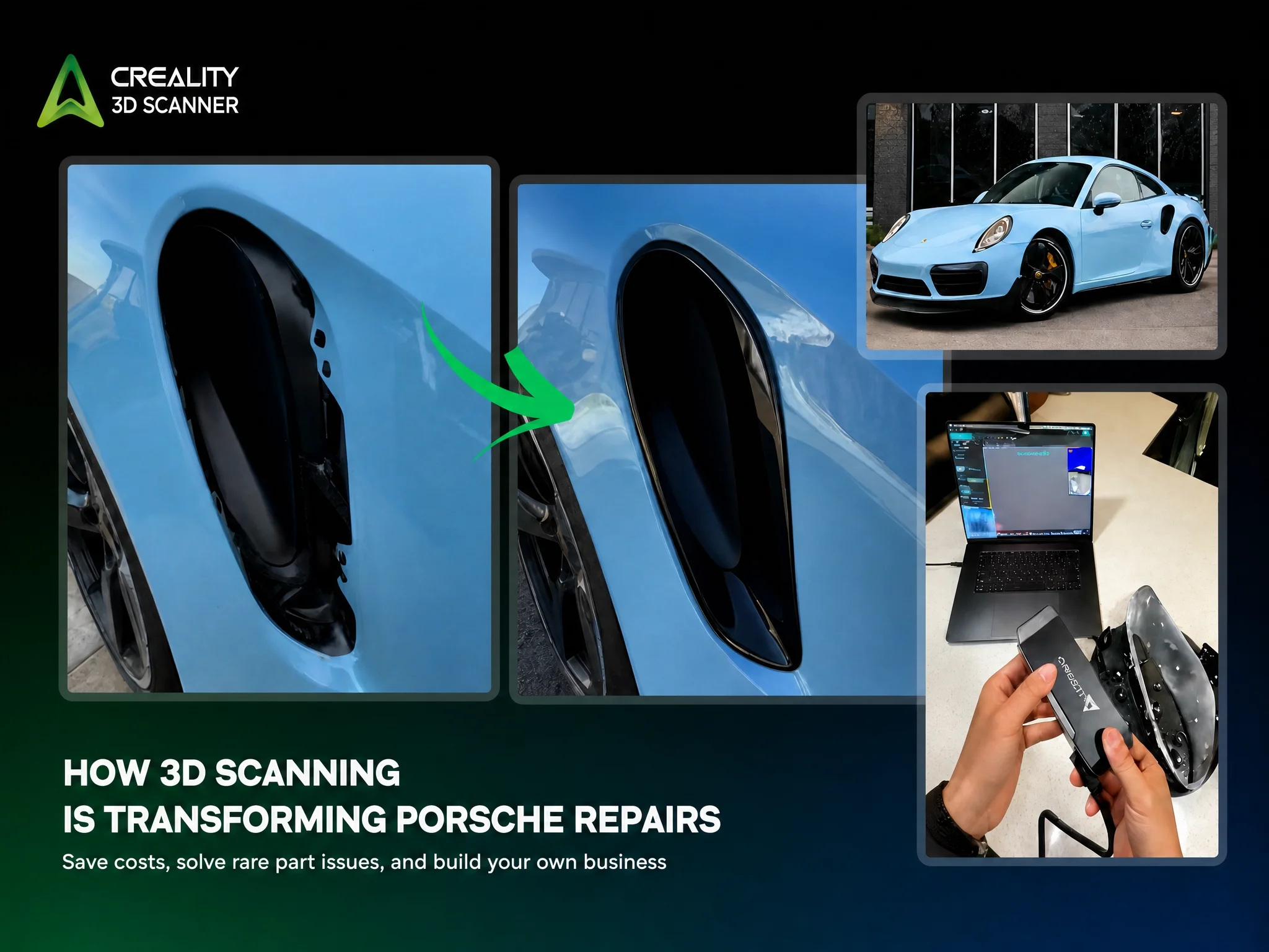 How 3D Scanning Is Transforming Porsche Repairs？