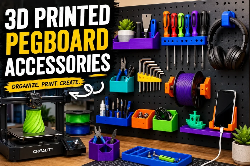 How to Design and Print 3D Printed Pegboard Accessories？