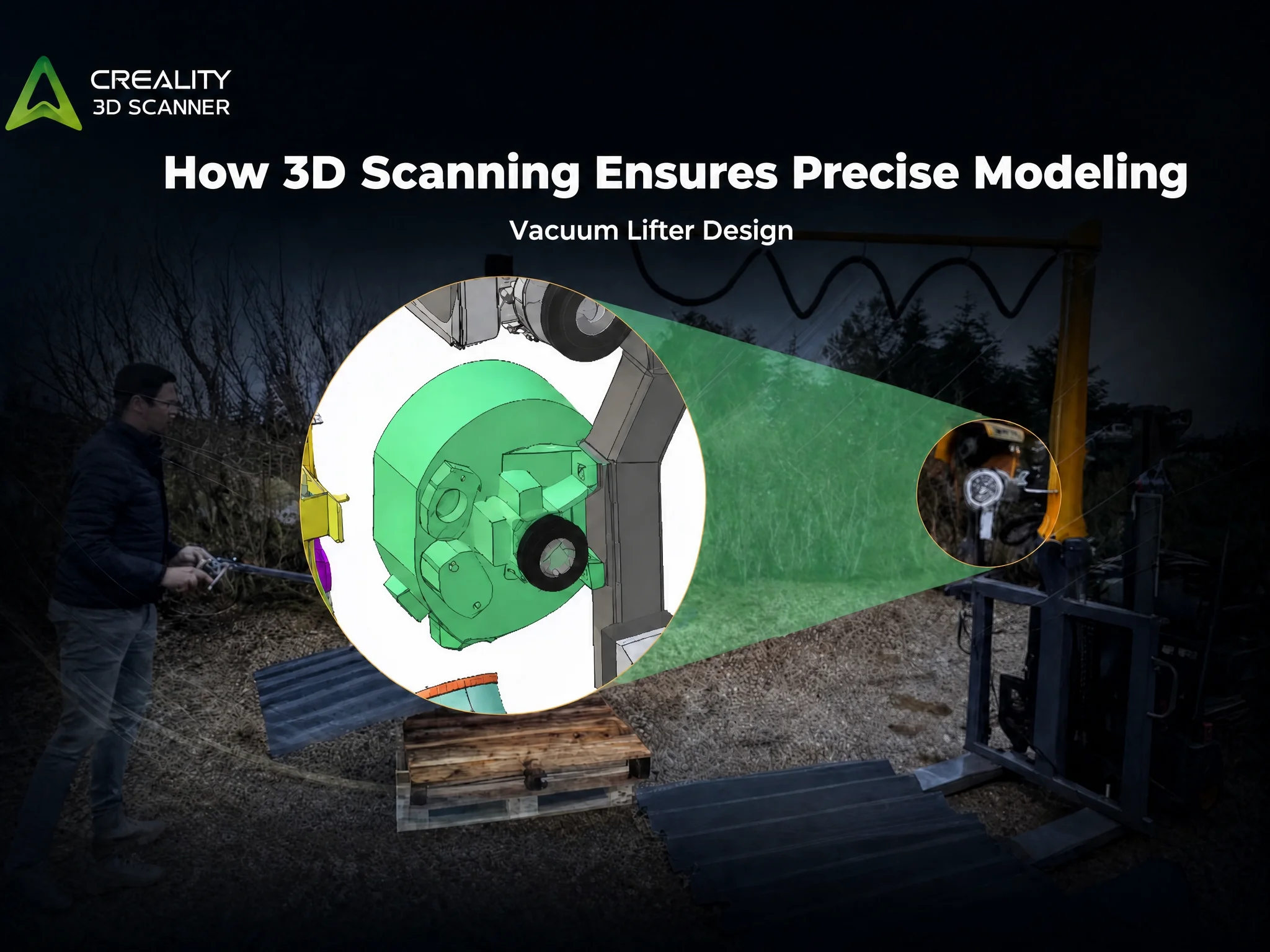 How 3D Scanning Ensures Precise CAD Modeling — Vacuum Lifter Design