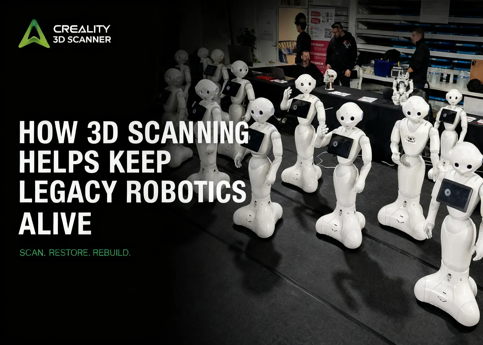 Giving Pepper Robot a Second Life：How 3D Scanning Helps Keep Legacy Robotics Alive