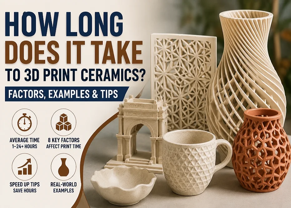 Ceramics 3D Printing: How Long Does It Take to 3D Print?