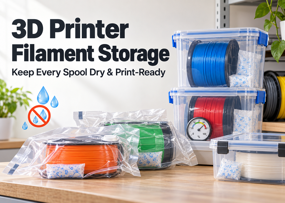 3D Printer Filament Storage: How to Keep Every Spool Dry and Print-Ready