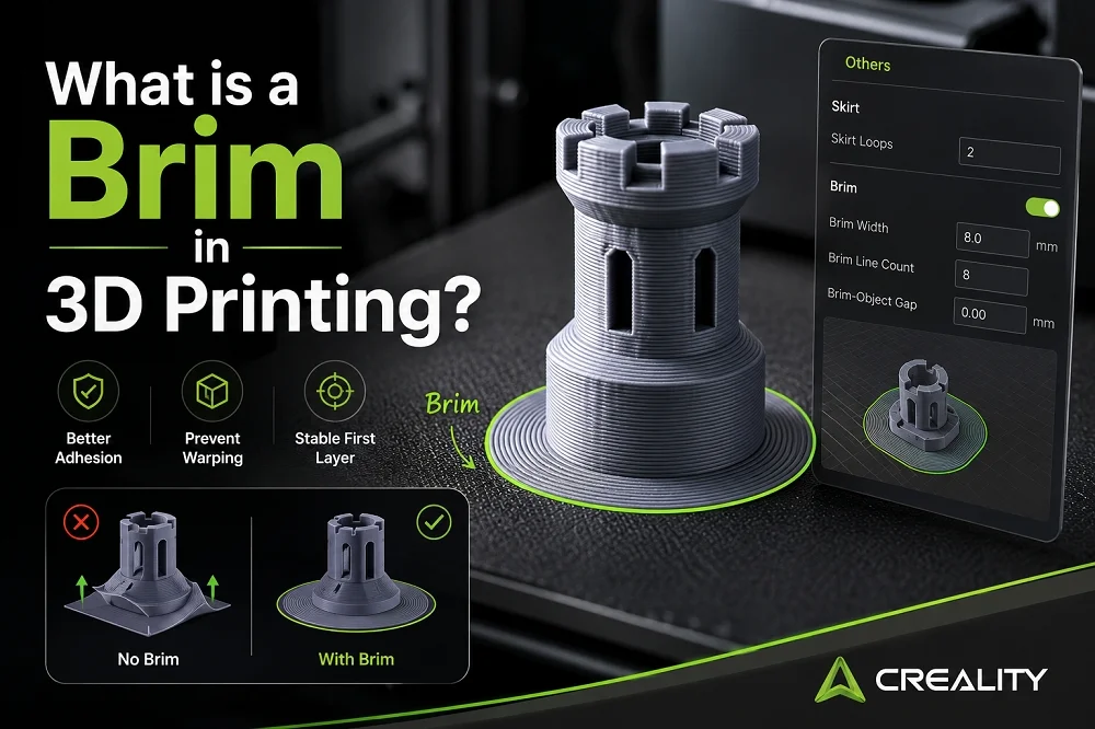 3D Printing Brim Explained: Improve Adhesion and Reduce Warping