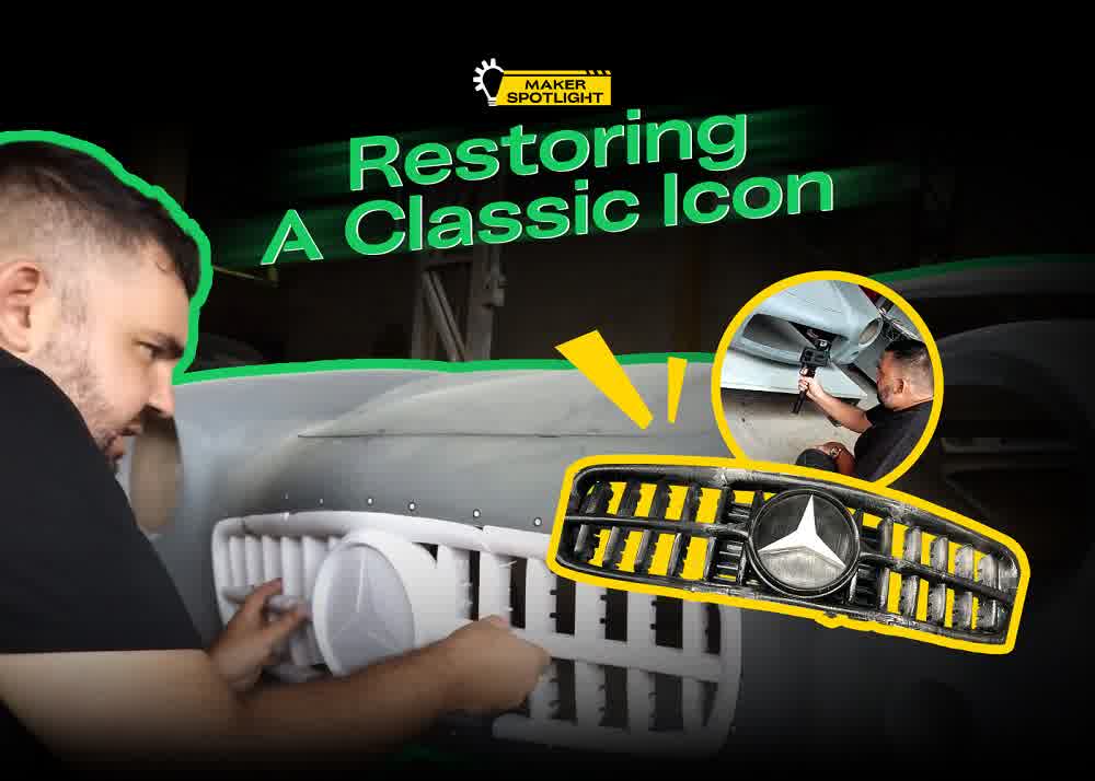 Opimo 3D Restores Mercedes-Benz 300SL: Precision Meets Automotive Heritage
