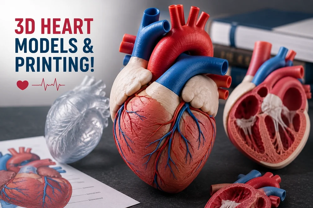 3D Heart Models and Printing: From Hospital Labs to Your Home Printer