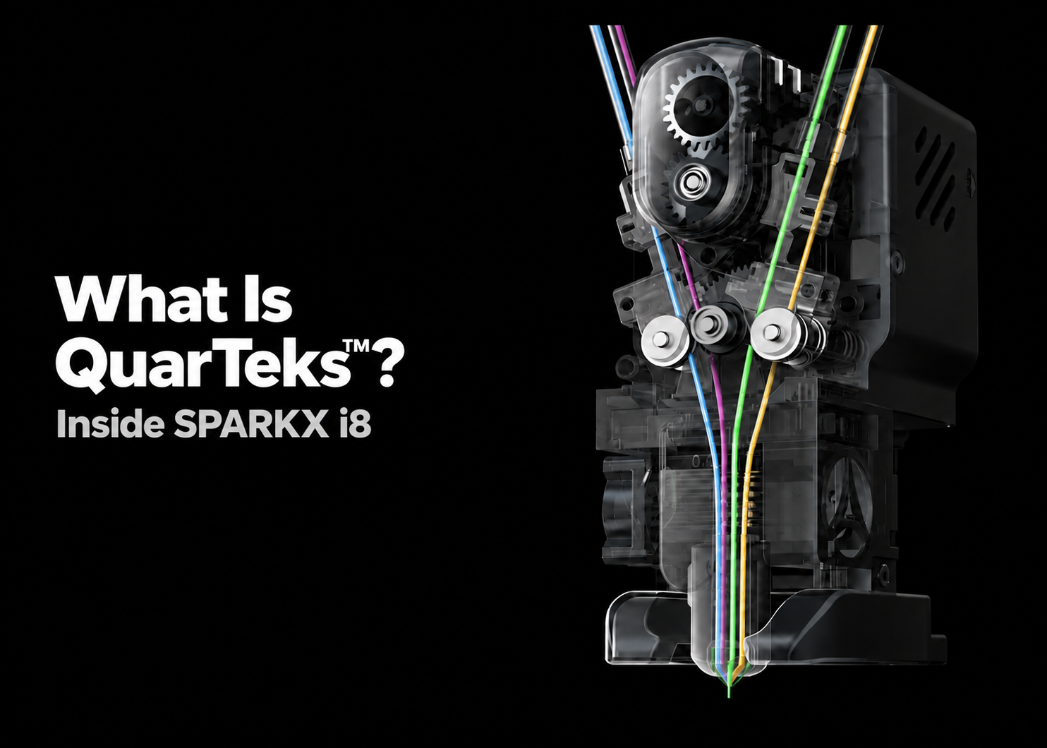 What Is Quarteks by SPARKX i8 in Multicolor 3D Printing?