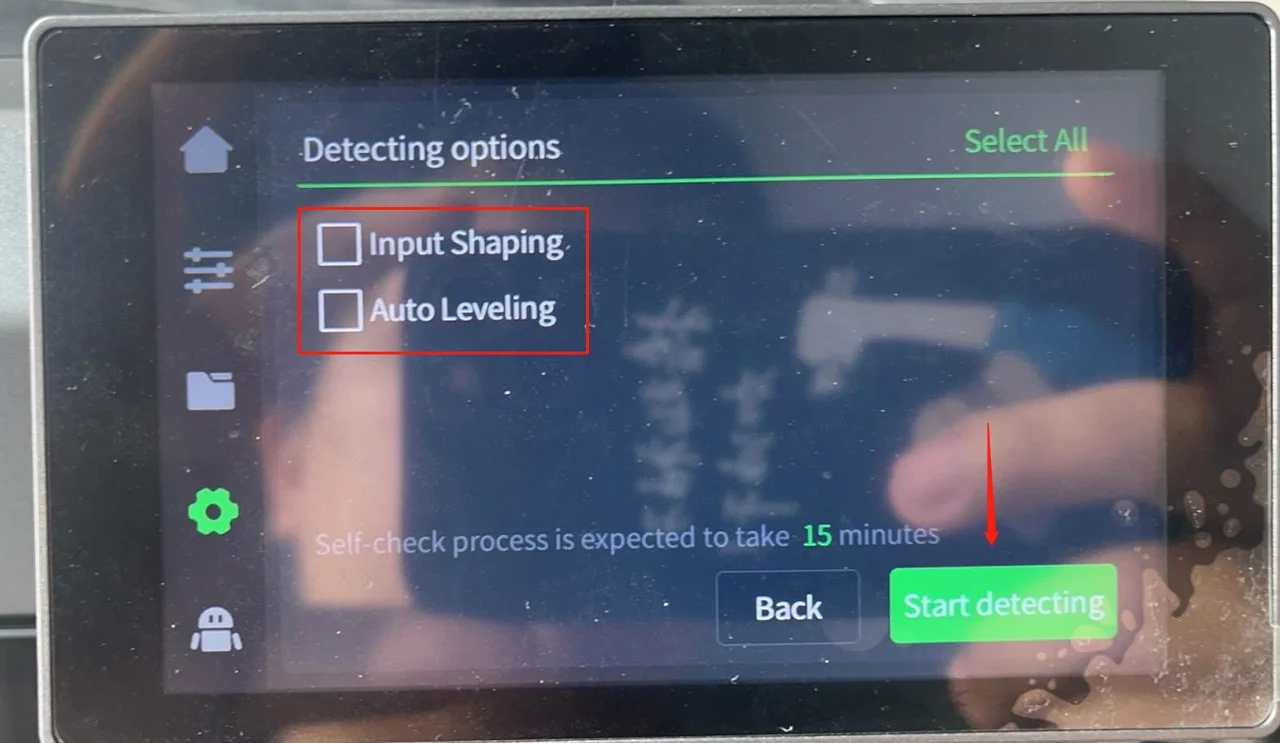 Start detecting
