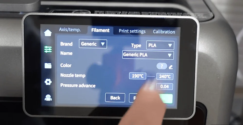 k2 touchscreen