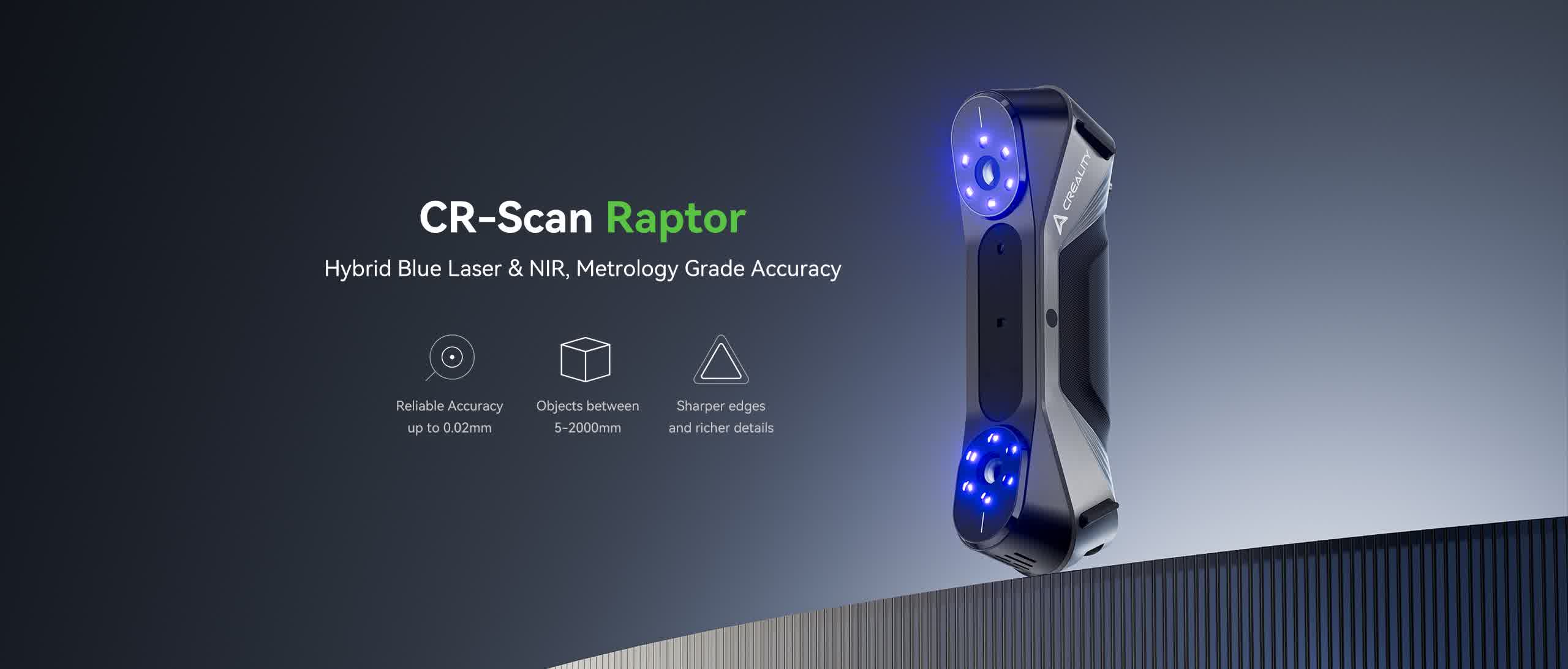 CR-Scan Raptor 3D Scanner | Creality Official
