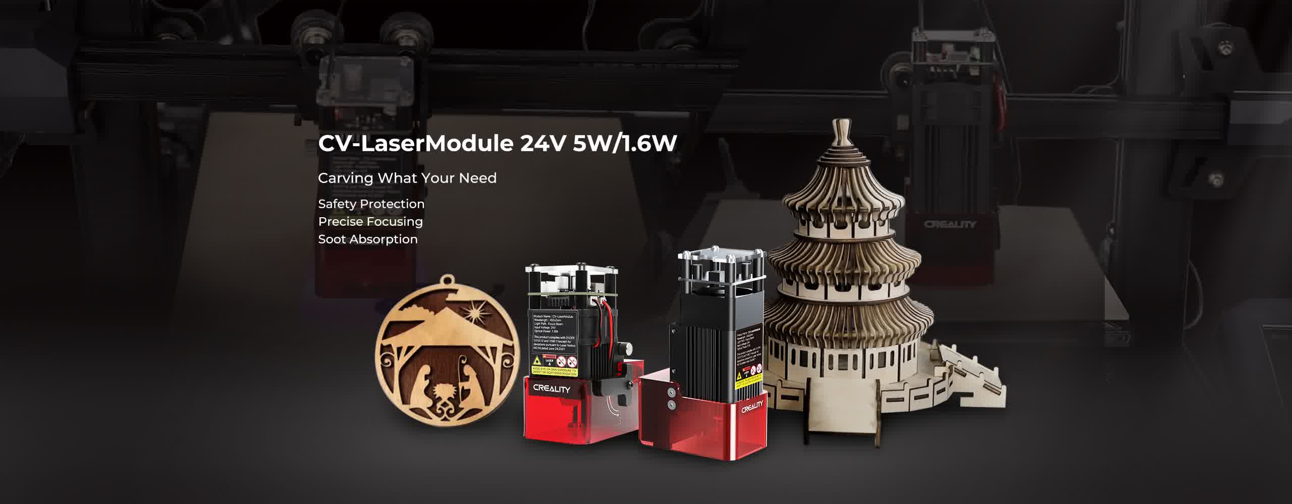 CV-LaserModule 24V 5W/1.6W