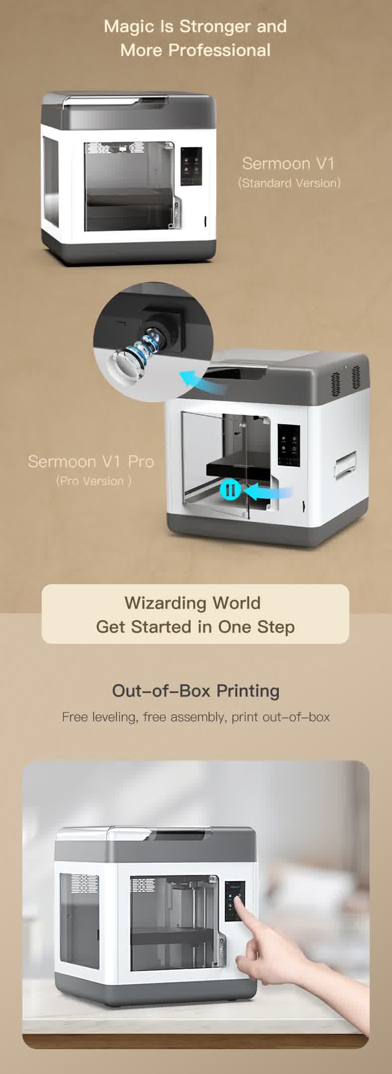Sermoon V1 Pro 3D Printer | Creality Official