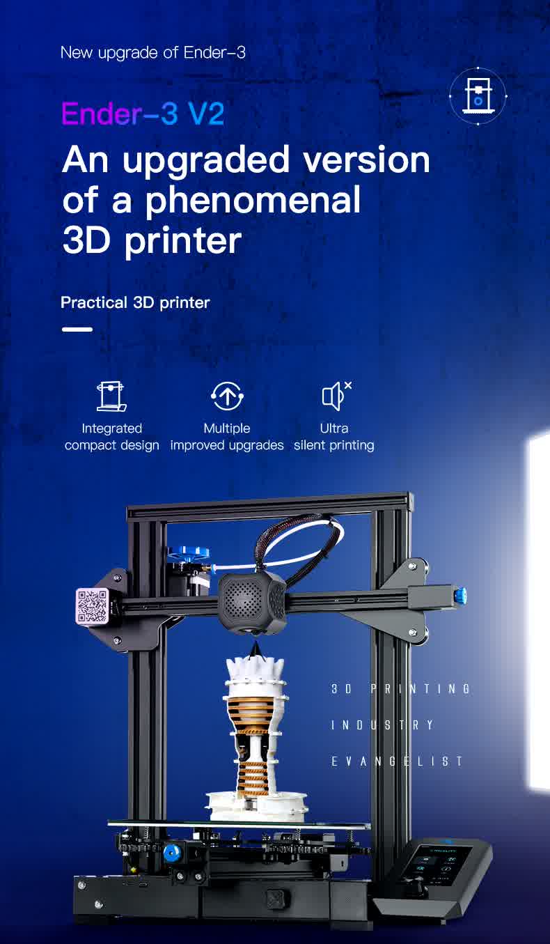 Ender-3 V2 3D Printer | Creality Official