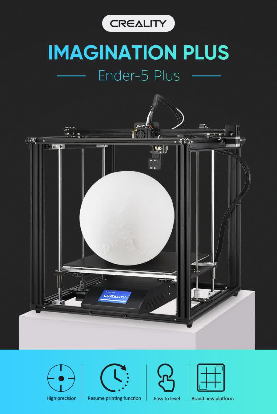 ender 5 plus 3d printer