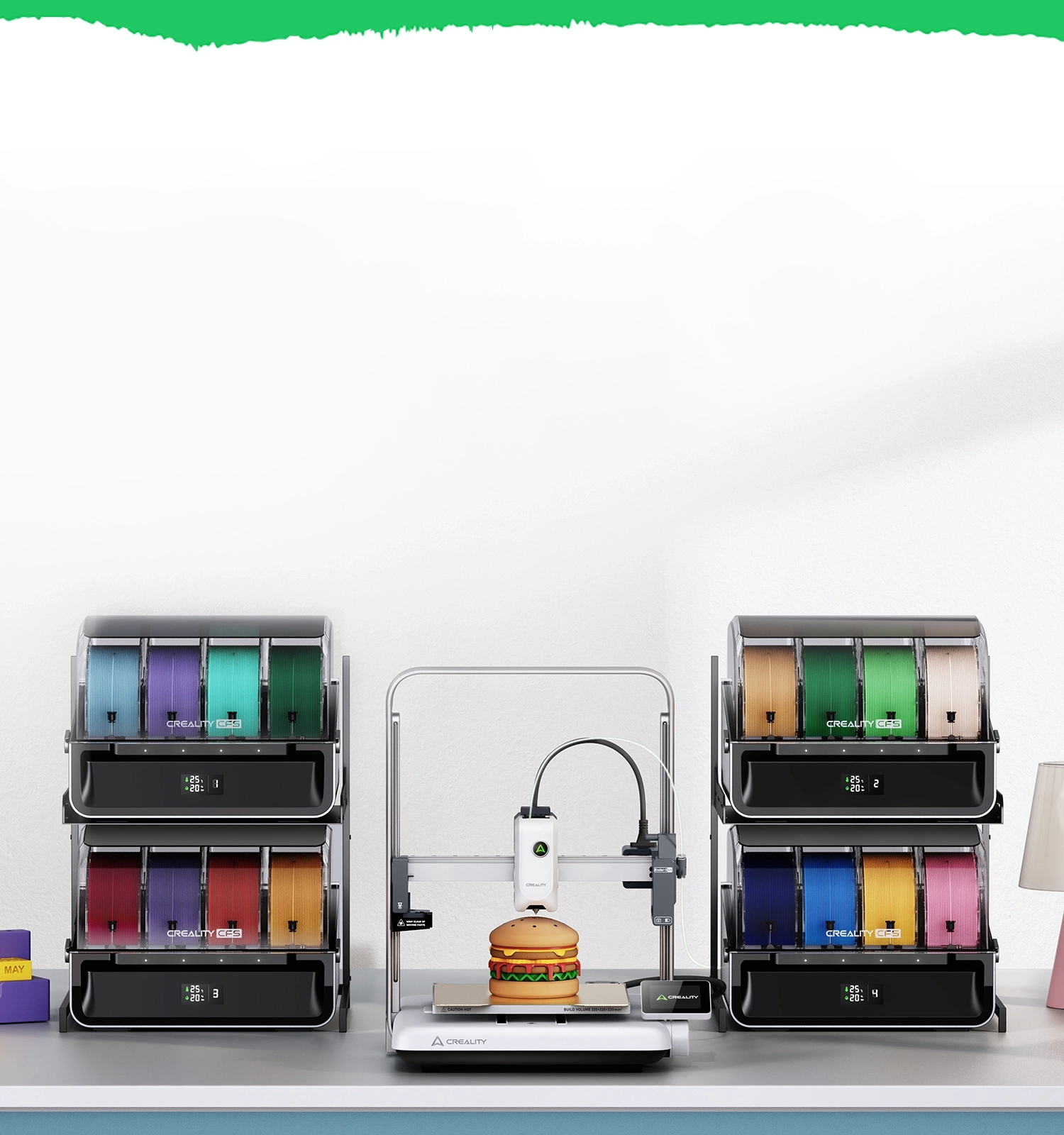 Creality Ender-3 V4 ve CFS Üniteleriyle Çok Renkli Baskı